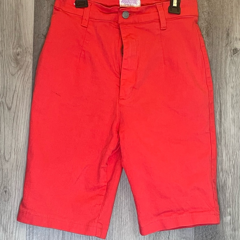 VTG Jordache Women’s Vibrant Red Flat Front Shorts